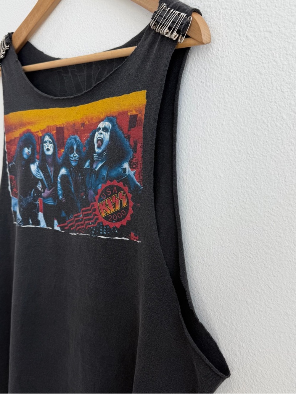 Vintage KISS rock shirt sleeveless tank - Picture 5 of 11